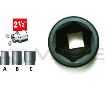 2-1/2" DRIVE  STANDARD, OUTPUT SIZE: 115MM