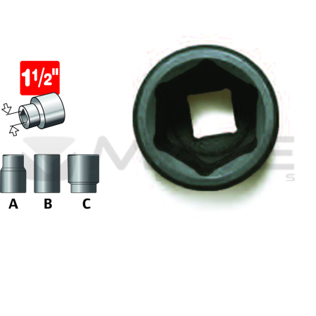 1-1/2" DRIVE  STANDARD,OUTPUT SIZE:  105MM